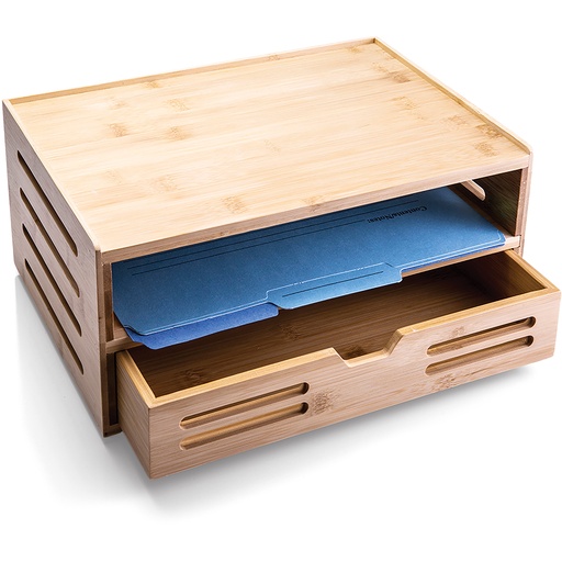 [71005 OIC] Bamboo Base with Drawer Organizer