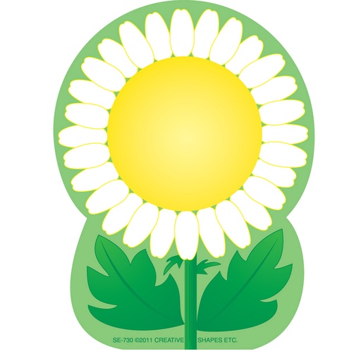 [730 SE] Mini Daisy Creative Shapes Notepad
