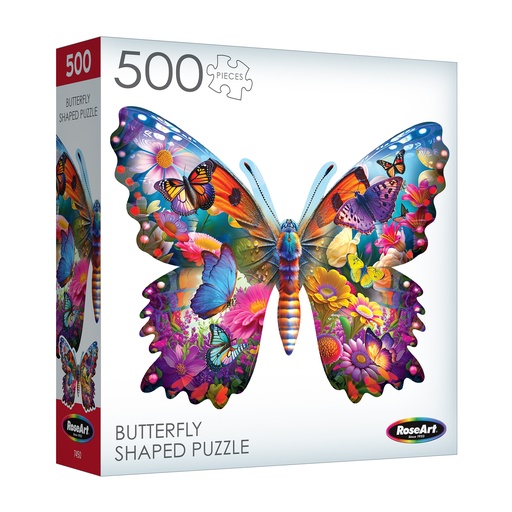 [7450ZZV CZ] Butterfly Big Shaped 500 Piece Puzzle
