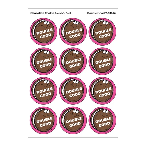 [83654 T] Double Good Chocolate Cookie Scent Stickers