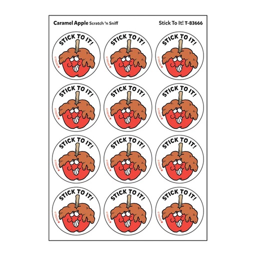 [83666 T] Stick to It! Caramel Apple Scent Stickers