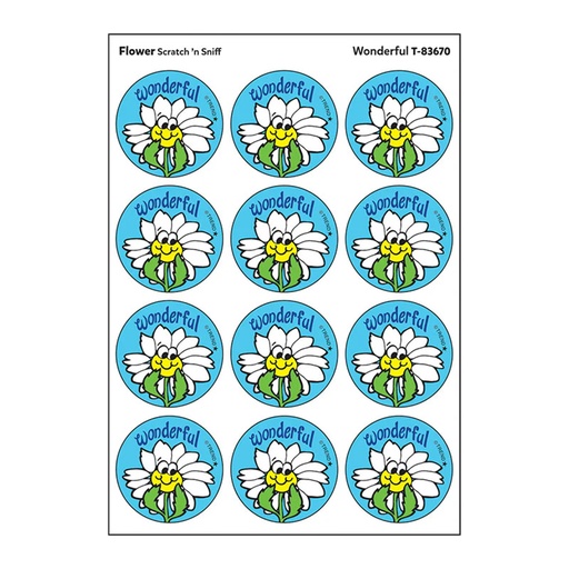 [83670 T] Wonderful Flower Scent Stickers