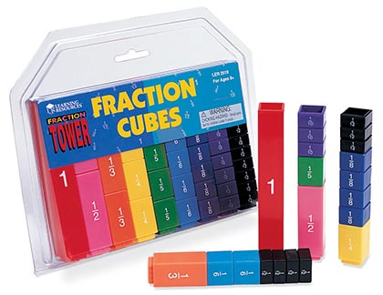 [2510 LER] Fraction Tower Cubes Fraction Set
