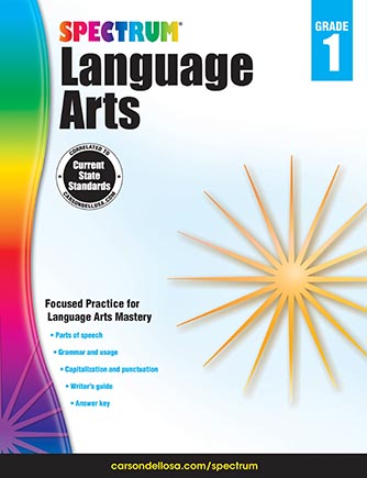 [704588 CD] Spectrum Language Arts Workbook Grade 1 Paperback