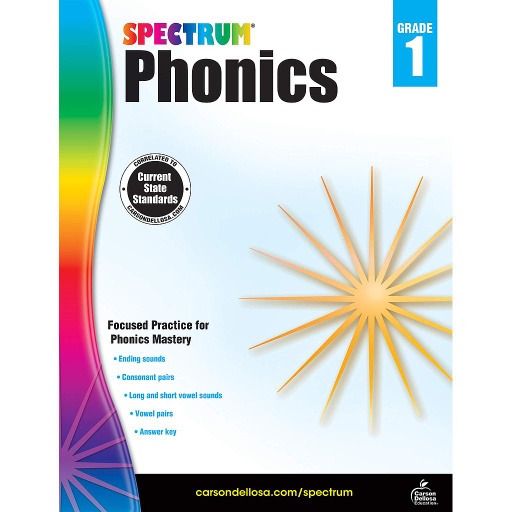 [704604 CD] Spectrum Phonics Workbook Grade 1 Paperback