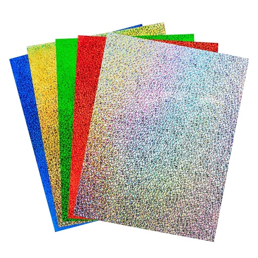 [32289 HG] 8.5" x 11" Self Adhesive Holographic 5 Sheets