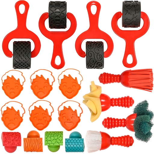[10368 CE] Smudge 'N' Roll Paint & Dough Tools