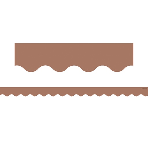 [9198 TCR] Mocha Scalloped Border Trim