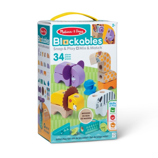 [51105 LCI] Blockables™ Safari Play Set