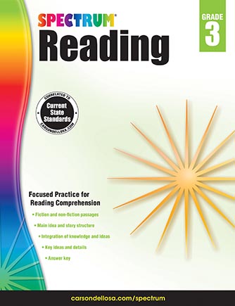 [704581 CD] Spectrum Reading Workbook Grade 3 Paperback