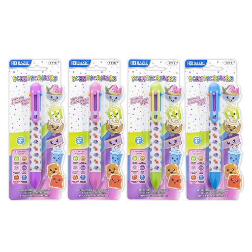 [1715 BAZ] Scented 6 Color Pen