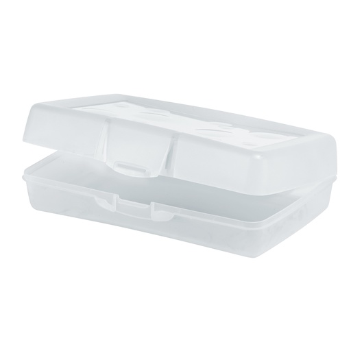 [61622U12C STX] Clear Large Pencil Box