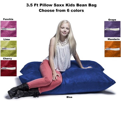 [15293 JAX] Jaxx 3 ft (3.5 ft) Pillow Saxx Kids Bean Bag