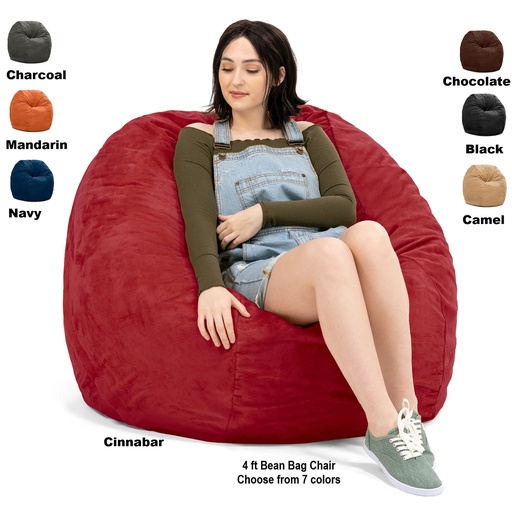 [10841 JAX] 4 ft Bean Bag Chair