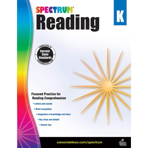 [704578 CD] Spectrum Reading Workbook Grade K Paperback