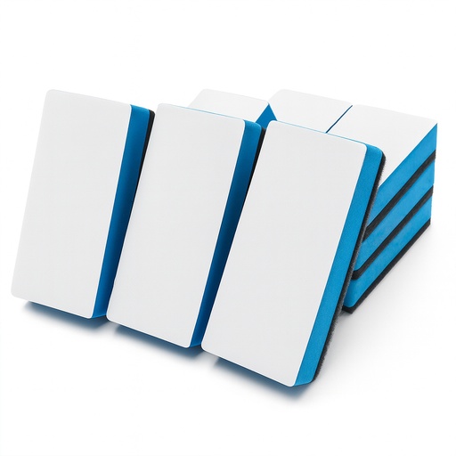 [33003 FS] Flipside Products 2" x 4" Dry Erase Eraser Board Buddies - 12 Pack — Dry Erase Board Eraser Set