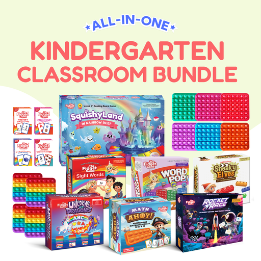 [4436 TFG] The Fidget Game Kindergarten Classroom Bundle Hands-on literacy and math stations for small-group learning in Kindergarten
